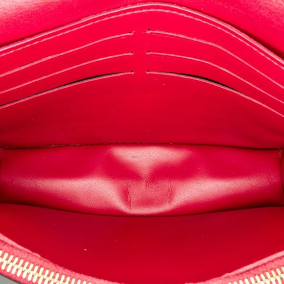 Pre Loved louis vuitton Sarah Monogram Wallet Women Brown Crossbody Bags - Picture 5 of 8